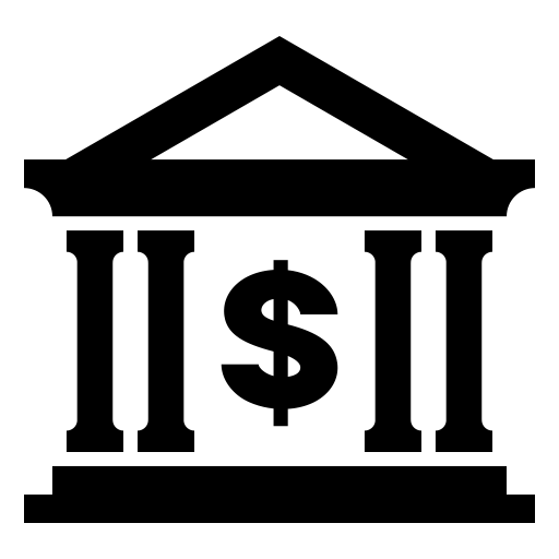 銀行のピクトグラム、アイコン、イラストの無料（フリー）素材（SVG/JPG/PNG）