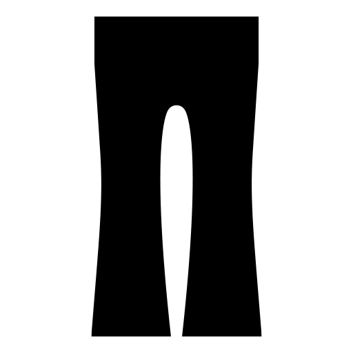 ベルボトムパンツのピクトグラム、アイコン、イラストの無料（フリー）素材（SVG/JPG/PNG）