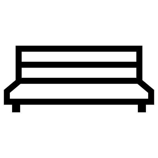 ベンチのピクトグラム、アイコン、イラストの無料（フリー）素材（SVG/JPG/PNG）