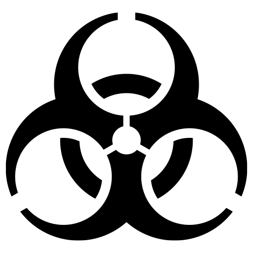 バイオハザードマークのピクトグラム、アイコン、イラストの無料（フリー）素材（SVG/JPG/PNG）