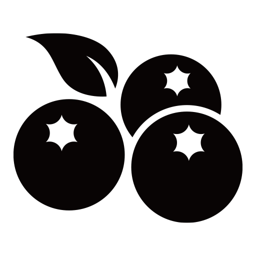 ブルーベリーのピクトグラム、アイコン、イラストの無料（フリー）素材（SVG/JPG/PNG）