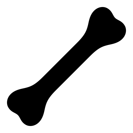 骨のピクトグラム、アイコン、イラストの無料（フリー）素材（SVG/JPG/PNG）