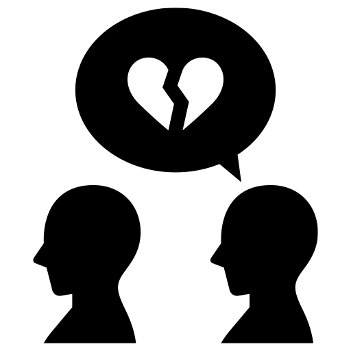 失恋のピクトグラム、アイコン、イラストの無料（フリー）素材（SVG/JPG/PNG）