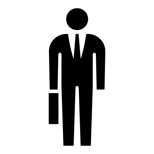 ビジネスマンのピクトグラム、アイコン、イラストの無料（フリー）素材（SVG/JPG/PNG）