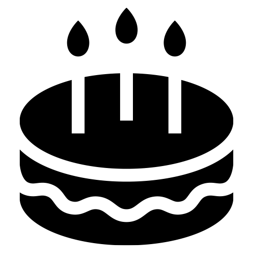 ケーキのピクトグラム、アイコン、イラストの無料（フリー）素材（SVG/JPG/PNG）