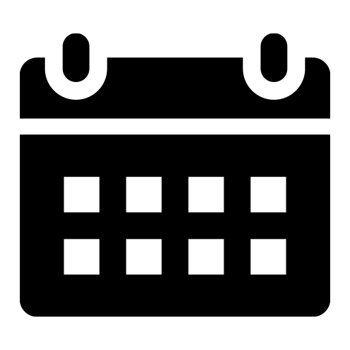 カレンダーのピクトグラム、アイコン、イラストの無料（フリー）素材（SVG/JPG/PNG）