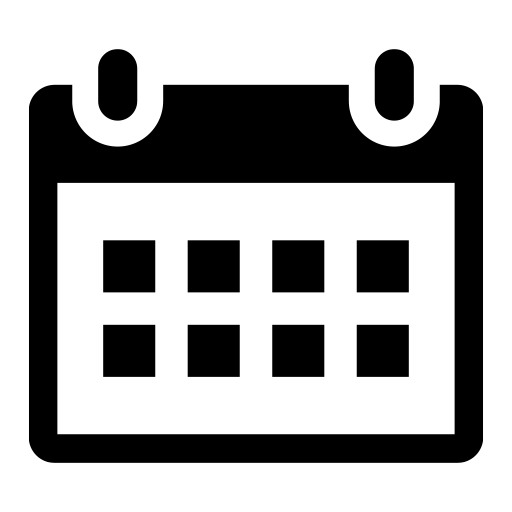 カレンダーのピクトグラム、アイコン、イラストの無料（フリー）素材（SVG/JPG/PNG）