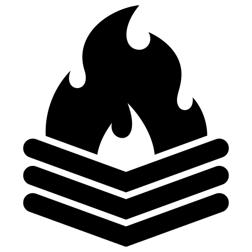 キャンプファイヤーのピクトグラム、アイコン、イラストの無料（フリー）素材（SVG/JPG/PNG）