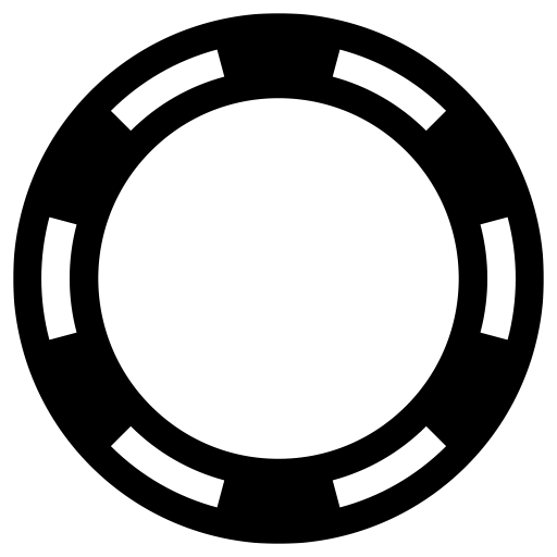 カジノチップのピクトグラム、アイコン、イラストの無料（フリー）素材（SVG/JPG/PNG）