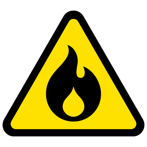 火気注意のピクトグラム、アイコン、イラストの無料（フリー）素材（SVG/JPG/PNG）