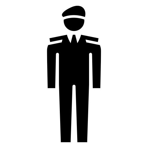 正装兵のピクトグラム、アイコン、イラストの無料（フリー）素材（SVG/JPG/PNG）