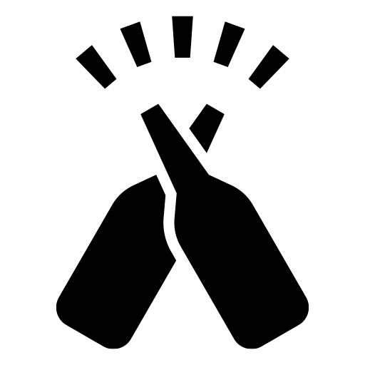 乾杯のピクトグラム、アイコン、イラストの無料（フリー）素材（SVG/JPG/PNG）