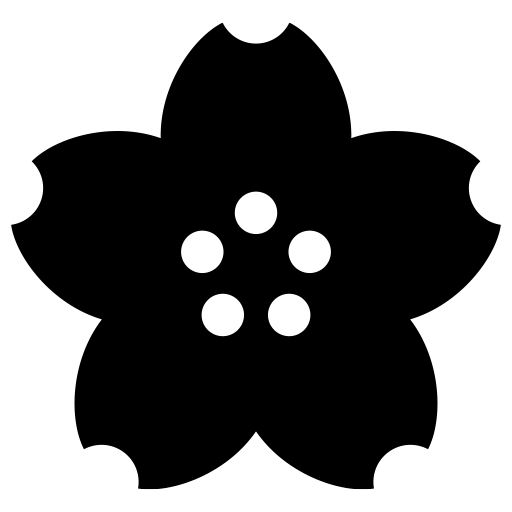 桜（サクラ）のピクトグラム、アイコン、イラストの無料（フリー）素材（SVG/JPG/PNG）