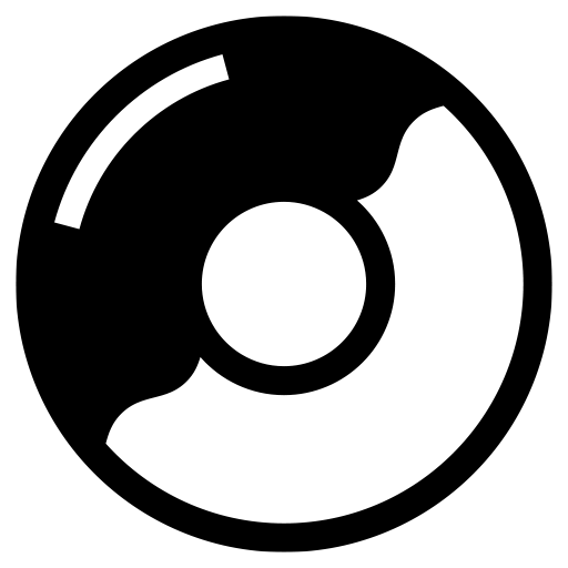 チョコレートドーナツのピクトグラム、アイコン、イラストの無料（フリー）素材（SVG/JPG/PNG）