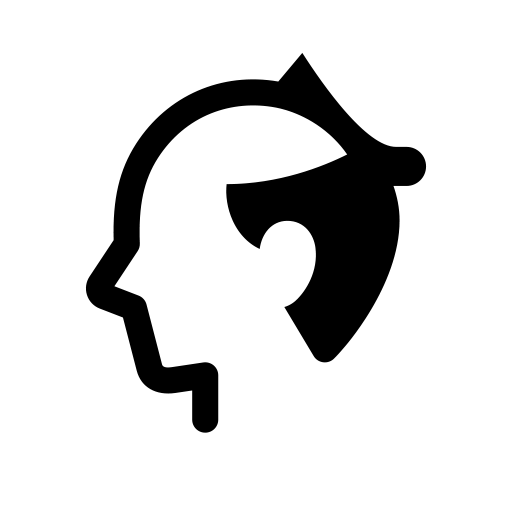 丁髷（町人）のピクトグラム、アイコン、イラストの無料（フリー）素材（SVG/JPG/PNG）