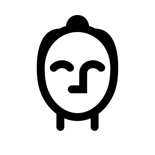 丁髷（侍）のピクトグラム、アイコン、イラストの無料（フリー）素材（SVG/JPG/PNG）