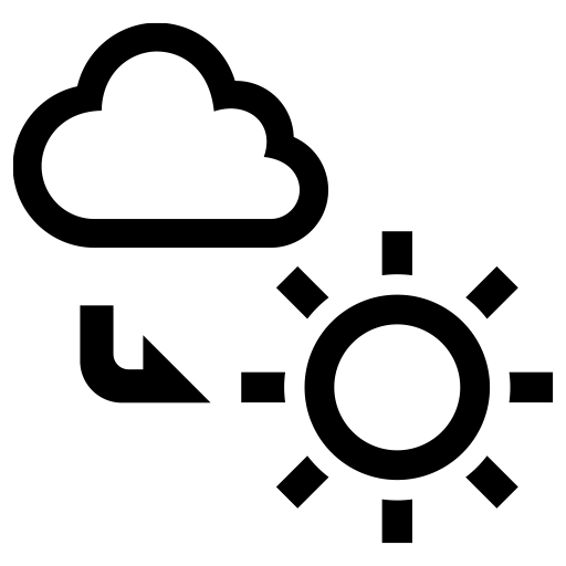 曇りのち晴れのピクトグラム、アイコン、イラストの無料（フリー）素材（SVG/JPG/PNG）