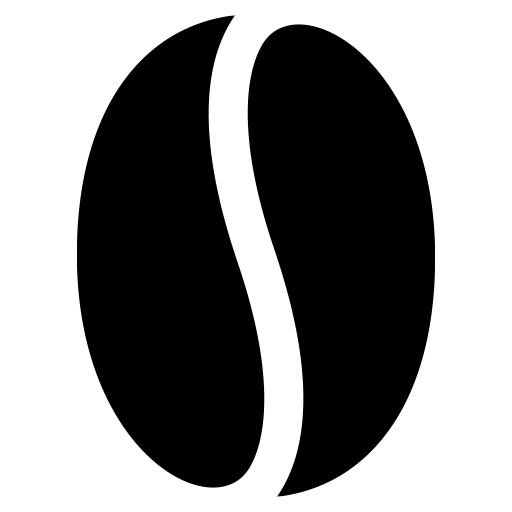 コーヒー豆のピクトグラム、アイコン、イラストの無料（フリー）素材（SVG/JPG/PNG）