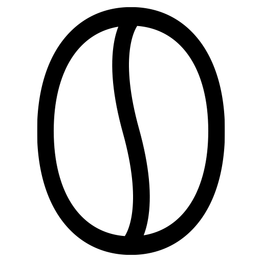 コーヒー豆のピクトグラム、アイコン、イラストの無料（フリー）素材（SVG/JPG/PNG）