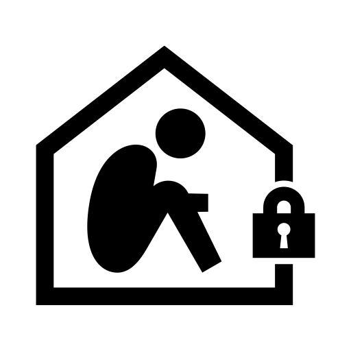 監禁のピクトグラム、アイコン、イラストの無料（フリー）素材（SVG/JPG/PNG）