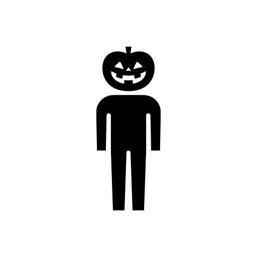 仮装している子供のピクトグラム、アイコン、イラストの無料（フリー）素材（SVG/JPG/PNG）