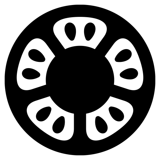 トマトの断面のピクトグラム、アイコン、イラストの無料（フリー）素材（SVG/JPG/PNG）