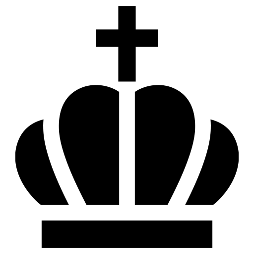 王冠のピクトグラム、アイコン、イラストの無料（フリー）素材（SVG/JPG/PNG）