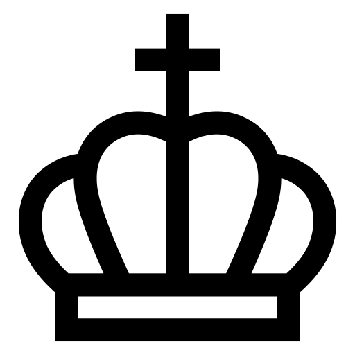 王冠のピクトグラム、アイコン、イラストの無料（フリー）素材（SVG/JPG/PNG）