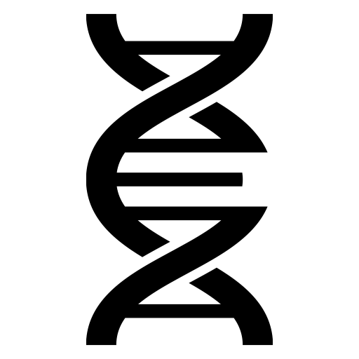 損傷したDNAのピクトグラム、アイコン、イラストの無料（フリー）素材（SVG/JPG/PNG）