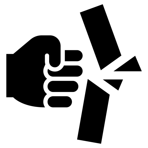 破壊のピクトグラム、アイコン、イラストの無料（フリー）素材（SVG/JPG/PNG）