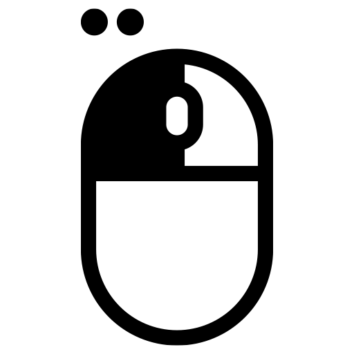 ダブルクリックのピクトグラム、アイコン、イラストの無料（フリー）素材（SVG/JPG/PNG）