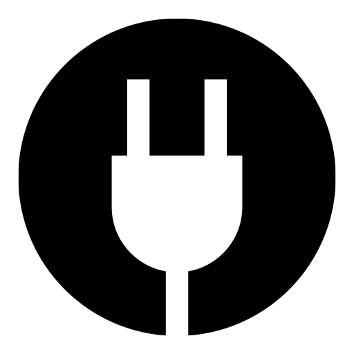 電源プラグのピクトグラム、アイコン、イラストの無料（フリー）素材（SVG/JPG/PNG）