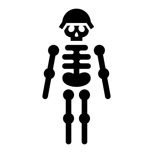 戦死兵士のピクトグラム、アイコン、イラストの無料（フリー）素材（SVG/JPG/PNG）