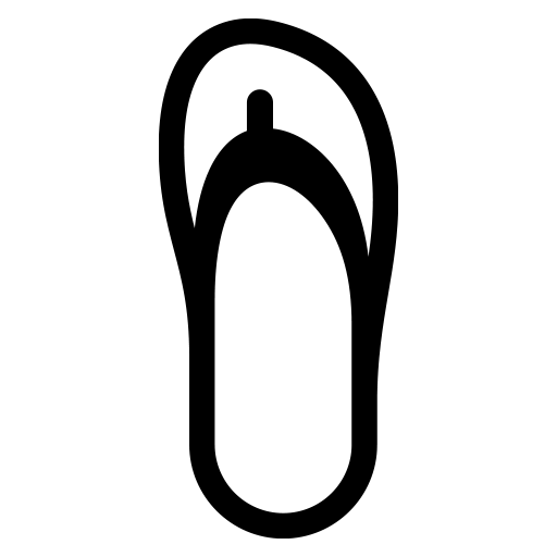 ビーチサンダルのピクトグラム、アイコン、イラストの無料（フリー）素材（SVG/JPG/PNG）