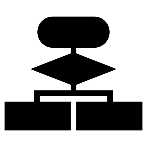 フローチャートのピクトグラム、アイコン、イラストの無料（フリー）素材（SVG/JPG/PNG）