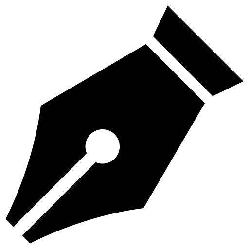 万年筆のピクトグラム、アイコン、イラストの無料（フリー）素材（SVG/JPG/PNG）