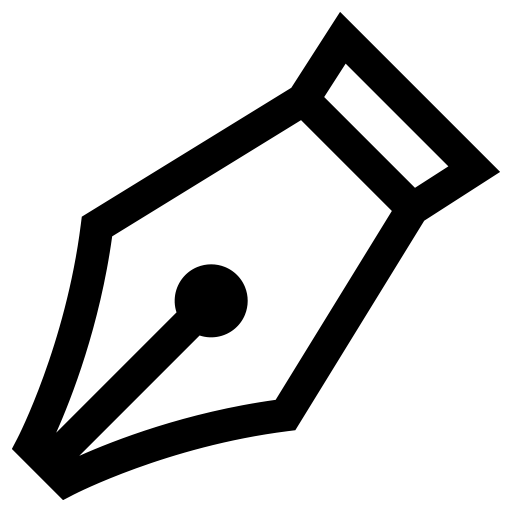 万年筆のピクトグラム、アイコン、イラストの無料（フリー）素材（SVG/JPG/PNG）