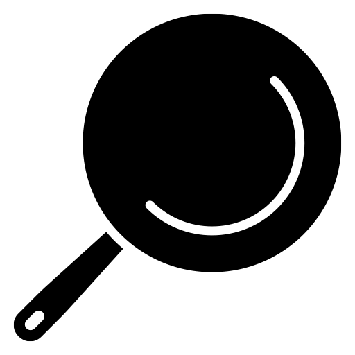 フライパンのピクトグラム、アイコン、イラストの無料（フリー）素材（SVG/JPG/PNG）