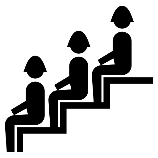 満員のサウナのピクトグラム、アイコン、イラストの無料（フリー）素材（SVG/JPG/PNG）