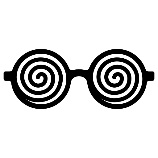 おもしろメガネのピクトグラム、アイコン、イラストの無料（フリー）素材（SVG/JPG/PNG）