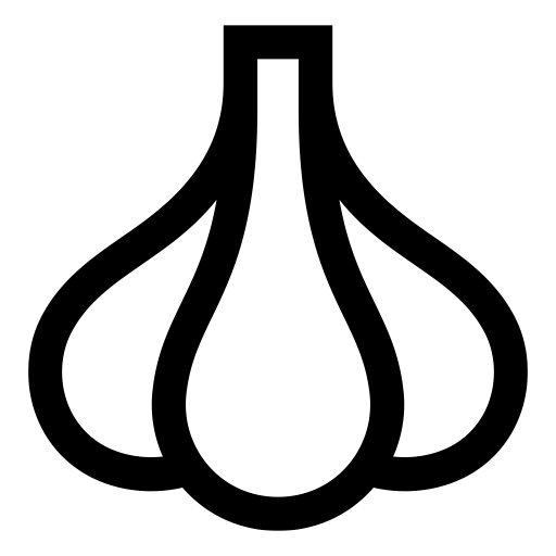 ニンニクのピクトグラム、アイコン、イラストの無料（フリー）素材（SVG/JPG/PNG）