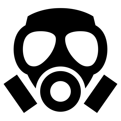 ガスマスクのピクトグラム、アイコン、イラストの無料（フリー）素材（SVG/JPG/PNG）
