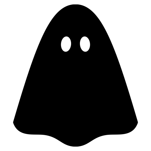 ゴーストのピクトグラム、アイコン、イラストの無料（フリー）素材（SVG/JPG/PNG）