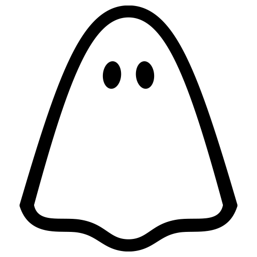 ゴーストのピクトグラム、アイコン、イラストの無料（フリー）素材（SVG/JPG/PNG）
