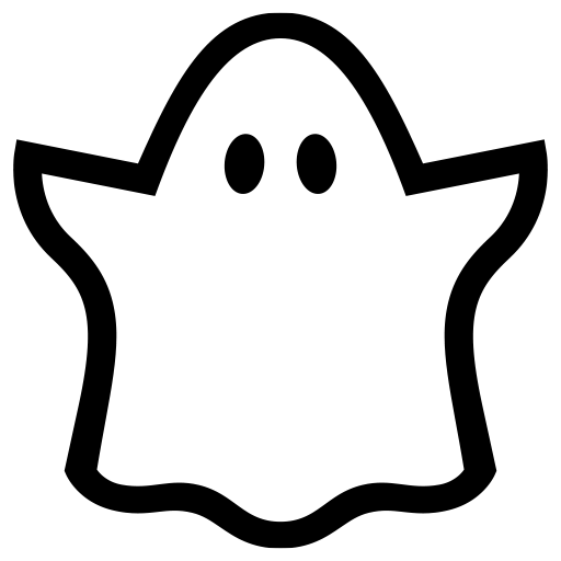 ゴーストのピクトグラム、アイコン、イラストの無料（フリー）素材（SVG/JPG/PNG）