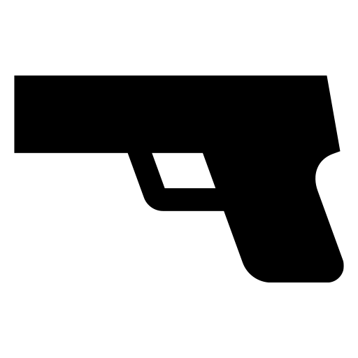 銃のピクトグラム、アイコン、イラストの無料（フリー）素材（SVG/JPG/PNG）