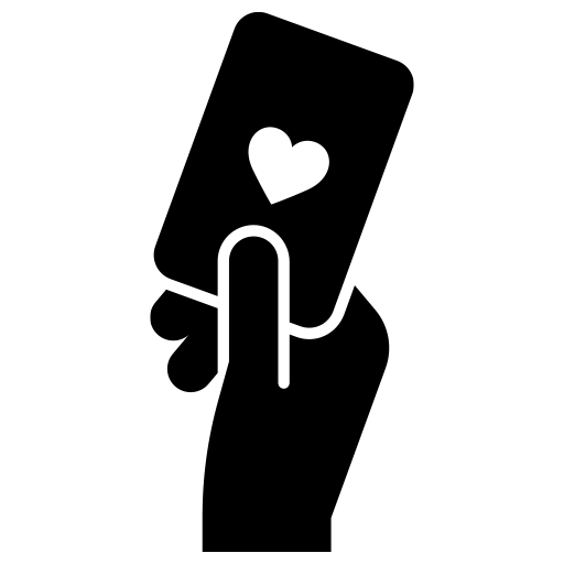 カードを持っている手のピクトグラム、アイコン、イラストの無料（フリー）素材（SVG/JPG/PNG）