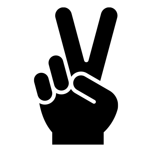 ハンドサインのピクトグラム、アイコン、イラストの無料（フリー）素材（SVG/JPG/PNG）