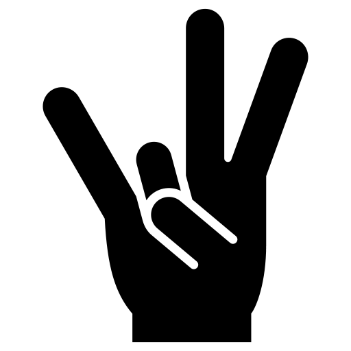 ハンドサインのピクトグラム、アイコン、イラストの無料（フリー）素材（SVG/JPG/PNG）
