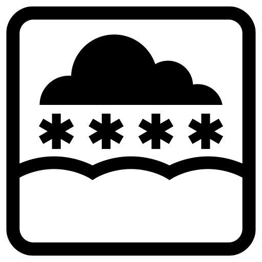 豪雪のピクトグラム、アイコン、イラストの無料（フリー）素材（SVG/JPG/PNG）